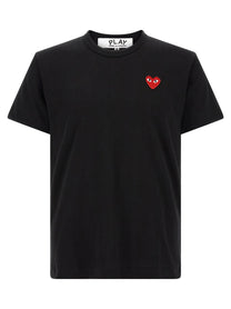Comme Des Garcons Play Heart Patch Shirt Black