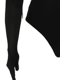 AMBUSH Heart Shaped Gloves Bodysuit Black