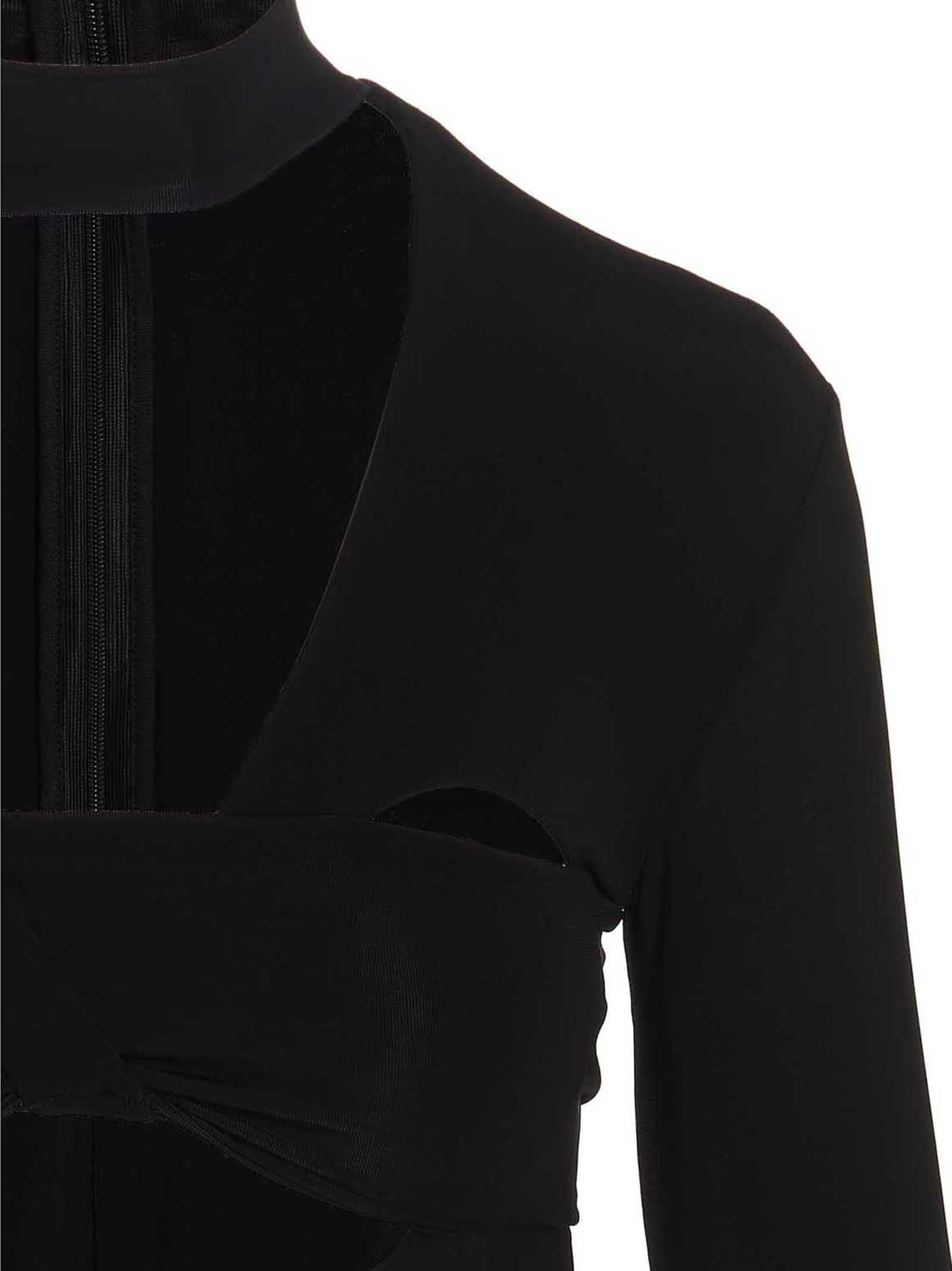 AMBUSH Heart Shaped Gloves Bodysuit Black