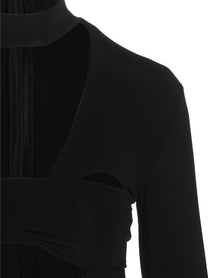 AMBUSH Heart Shaped Gloves Bodysuit Black