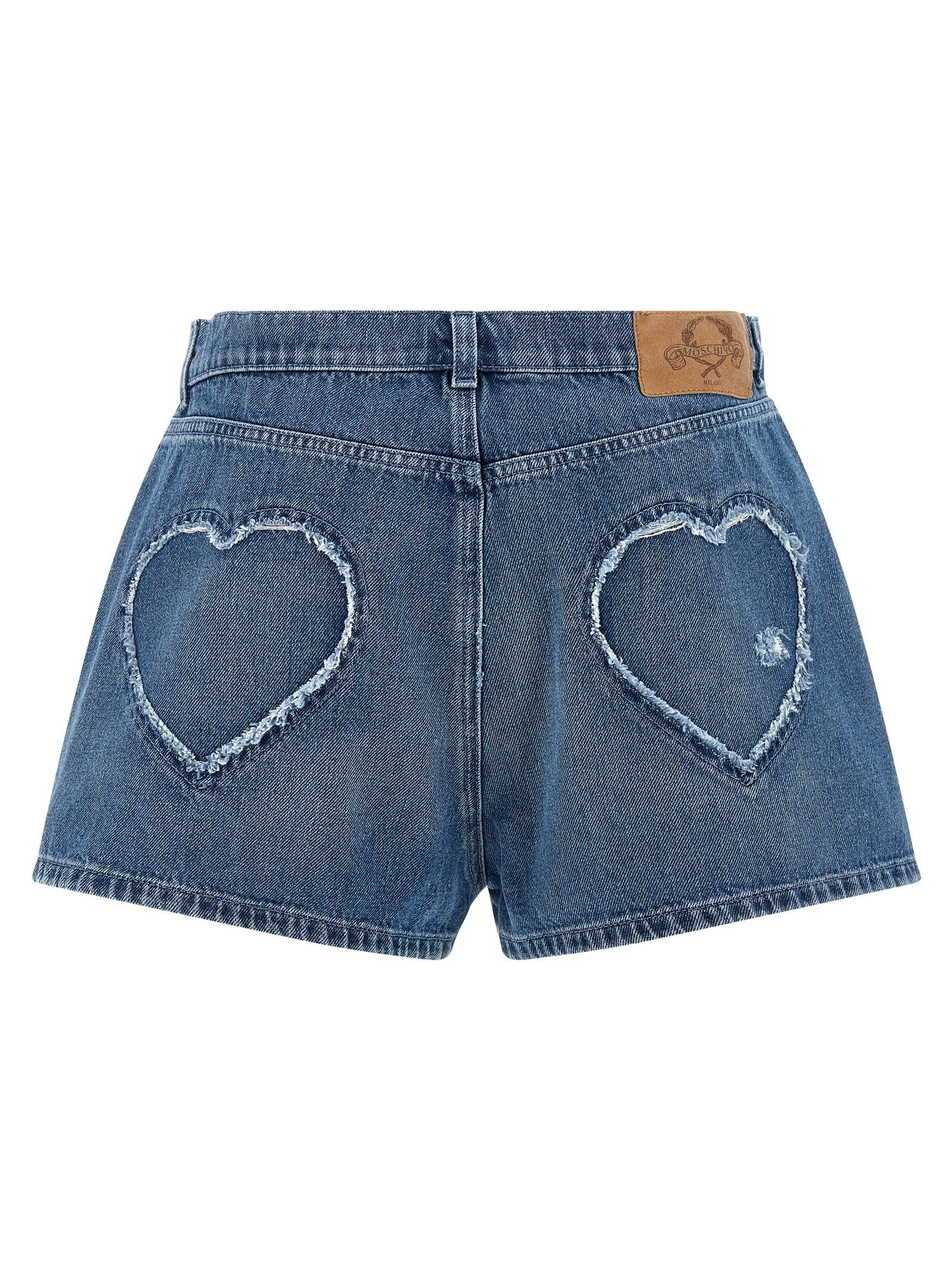 Moschino Heart Shorts Blue