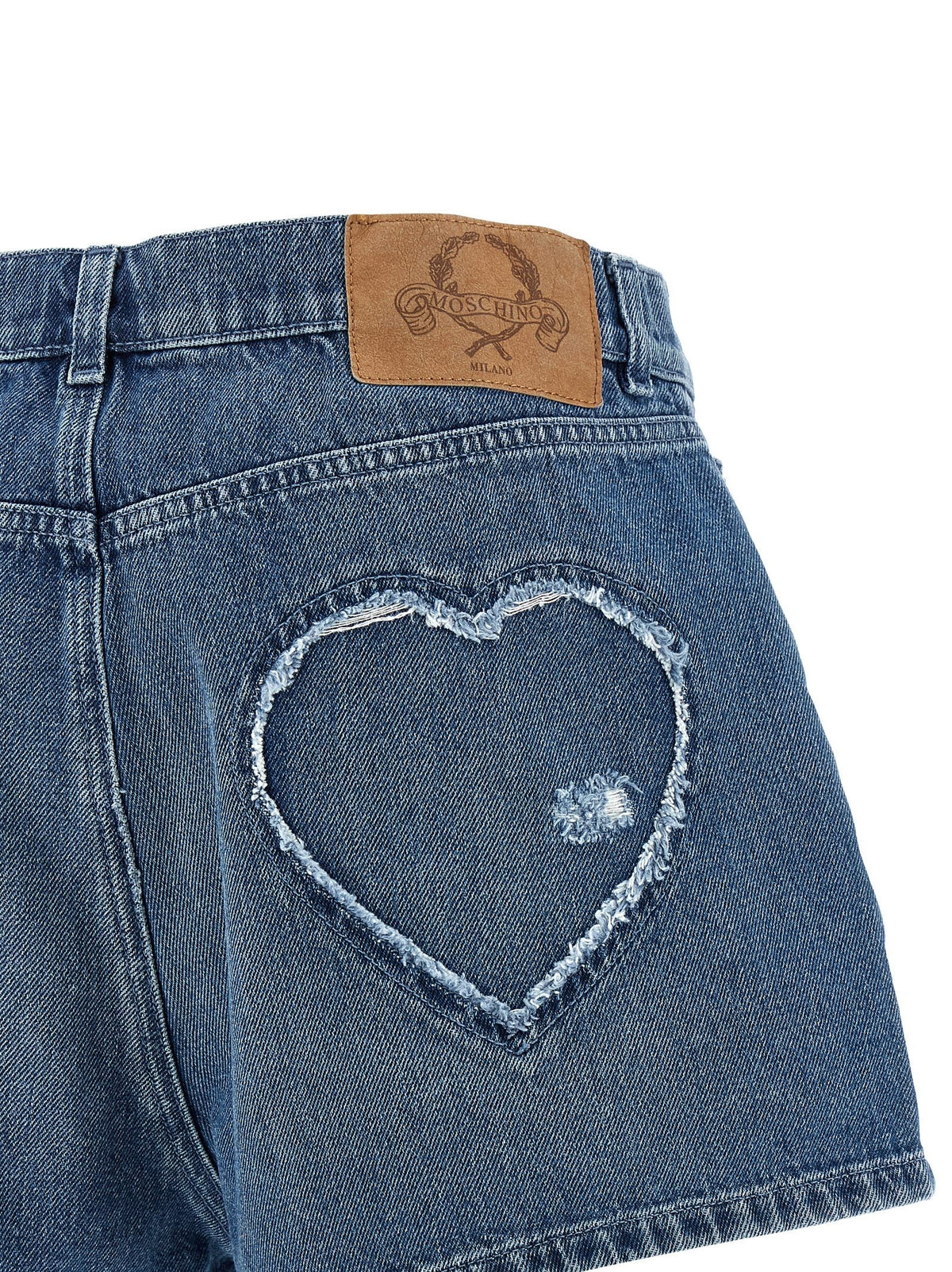 Moschino Heart Shorts Blue, view 4