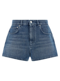 Moschino Heart Shorts Blue