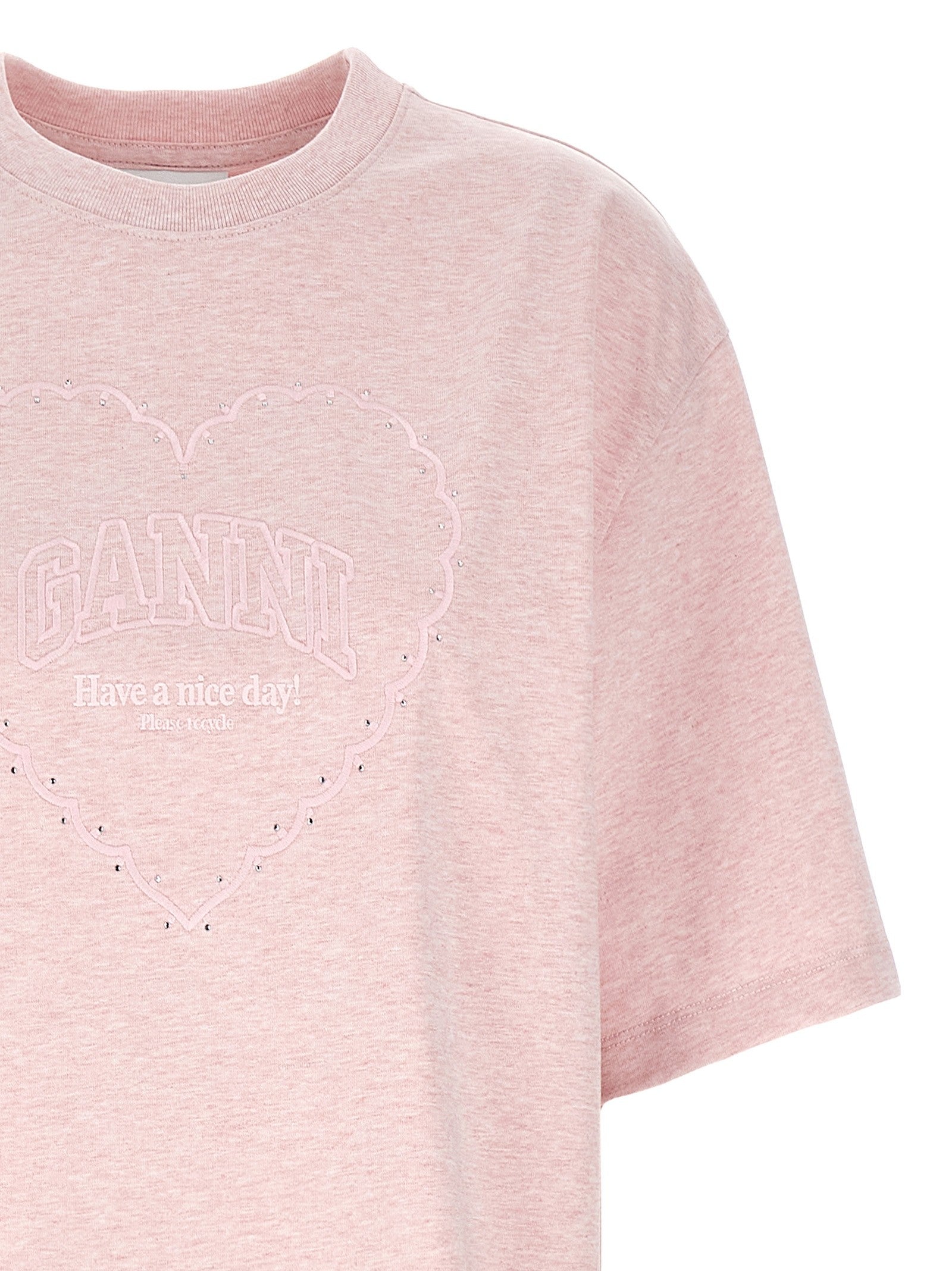 Ganni Heart Shirt Blue
