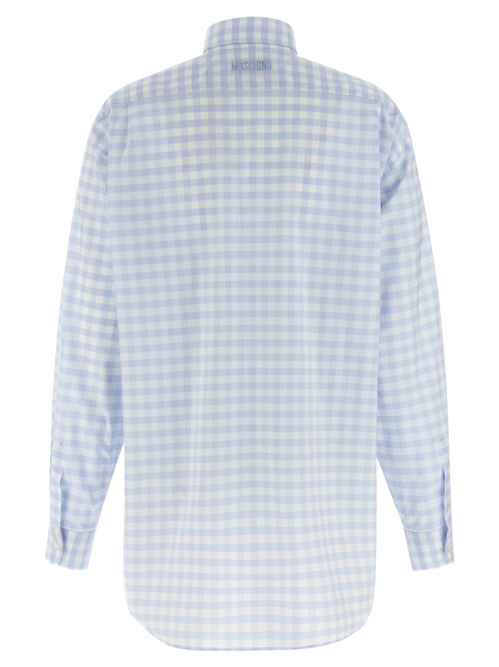 Moschino Heart Vichy Shirt Blue