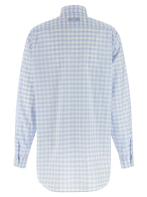 Moschino Heart Vichy Shirt Blue