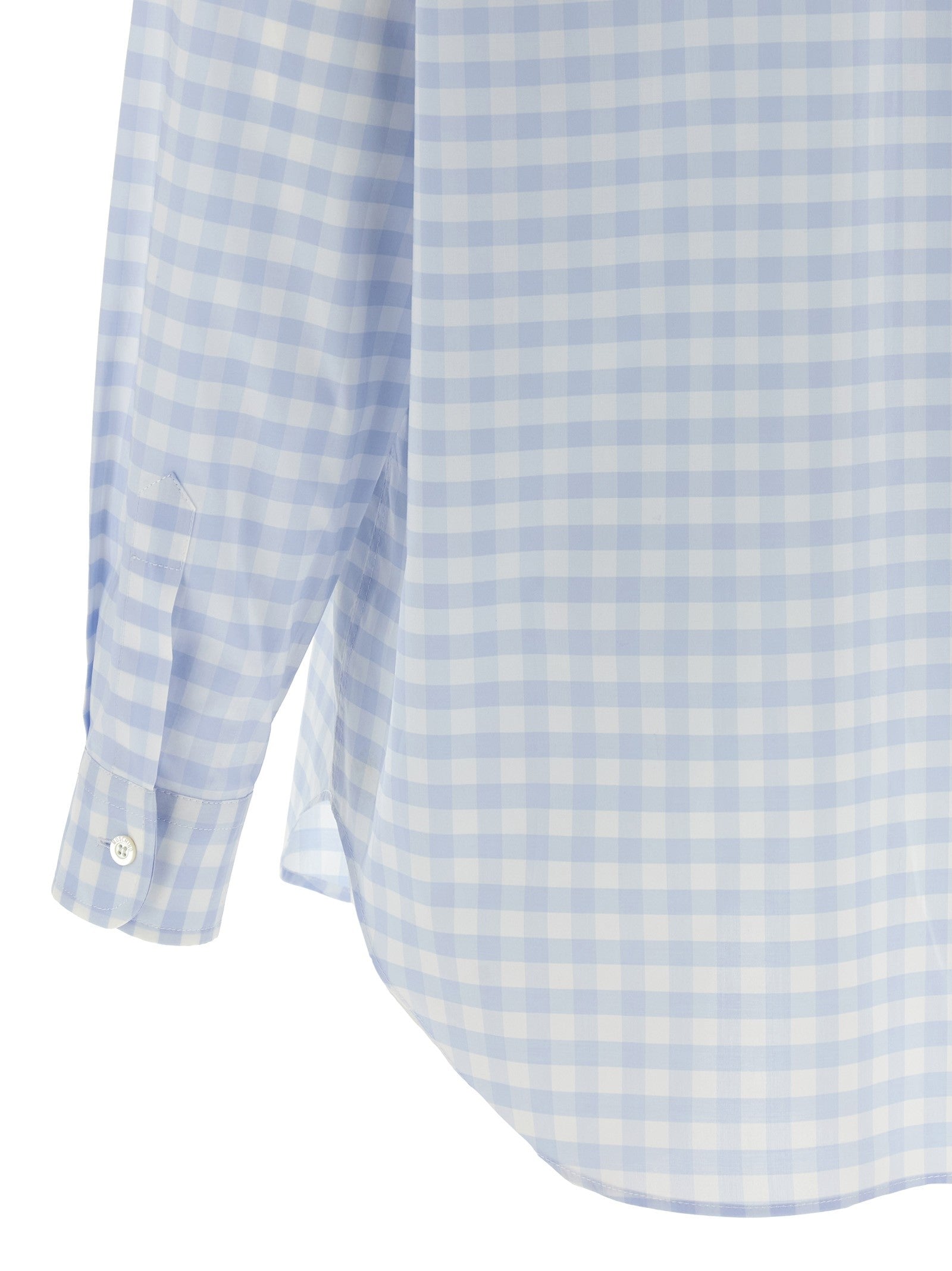 Moschino Heart Vichy Shirt Blue