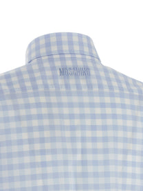 Moschino Heart Vichy Shirt Blue
