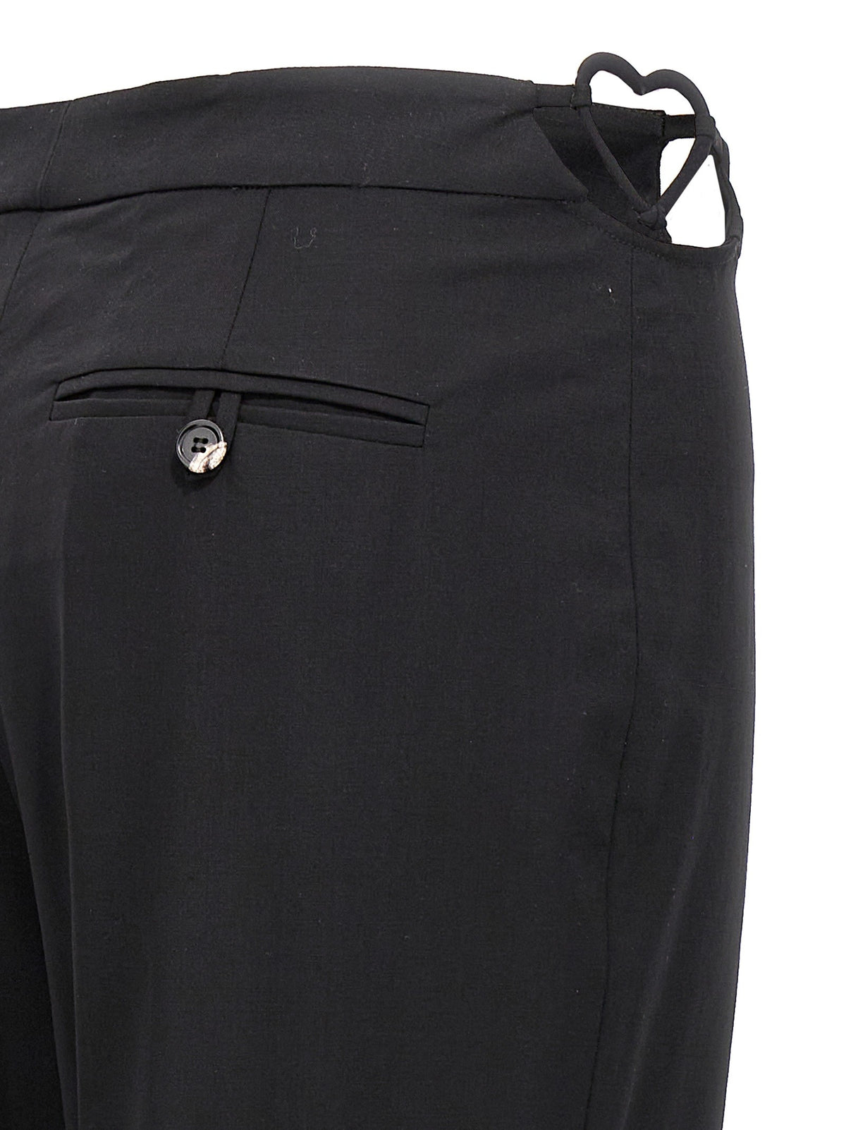Nensi Dojaka Hearts Pants Black, view 4