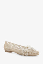 Heavenly Jelly Women's Demi Pvc Ballerinas Gold, view 2