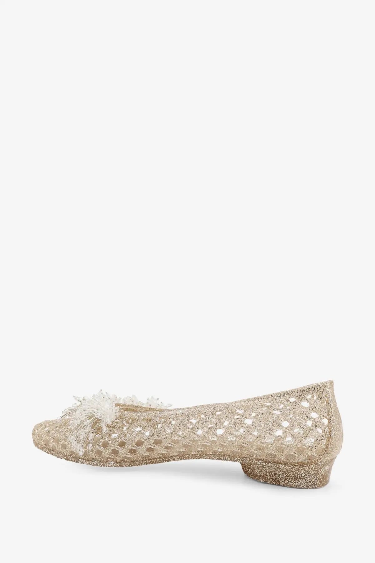 Heavenly Jelly Women's Demi Pvc Ballerinas Gold, view 3