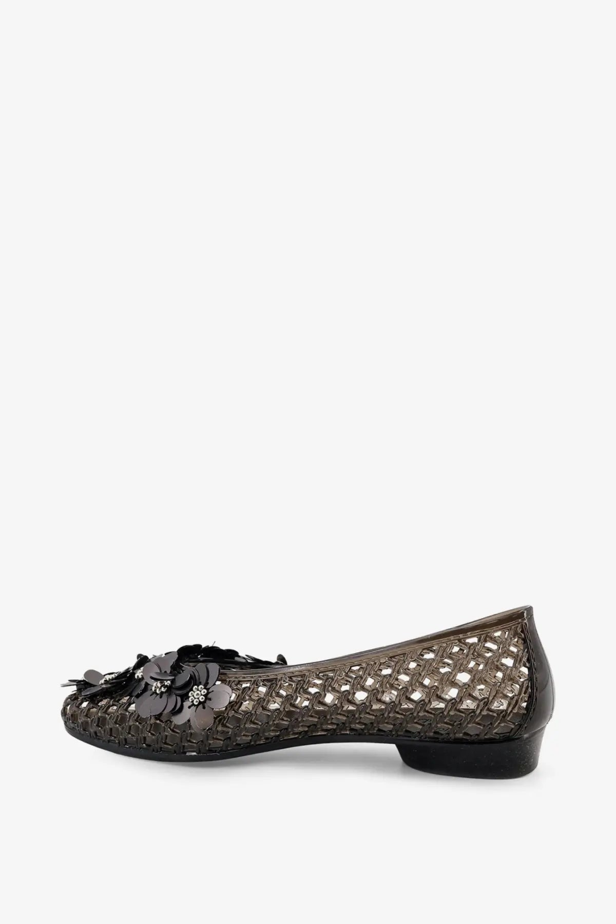Heavenly Jelly Women's Nova Pvc Ballerinas Black, view 3
