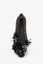 Heavenly Jelly Women's Pvc Ballerinas Black, view 4