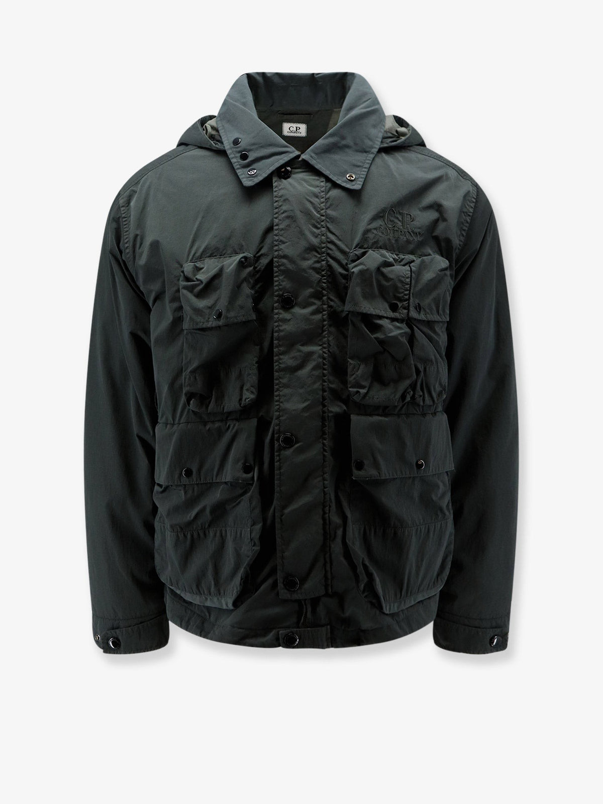 C.P. Company Men's Heavy Chrome Goggle Jacket RAVEN