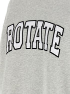 ROTATE Birger Christensen Heavy Sweat Sweatshirt Grey