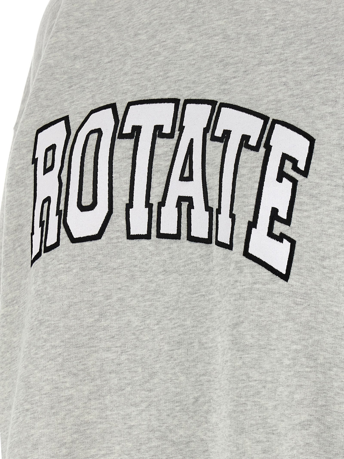 ROTATE Birger Christensen Heavy Sweat Sweatshirt Grey