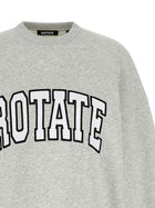ROTATE Birger Christensen Heavy Sweat Sweatshirt Grey