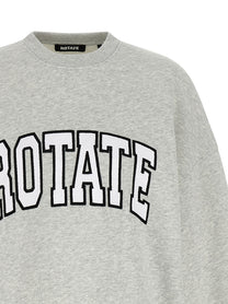 ROTATE Birger Christensen Heavy Sweat Sweatshirt Grey