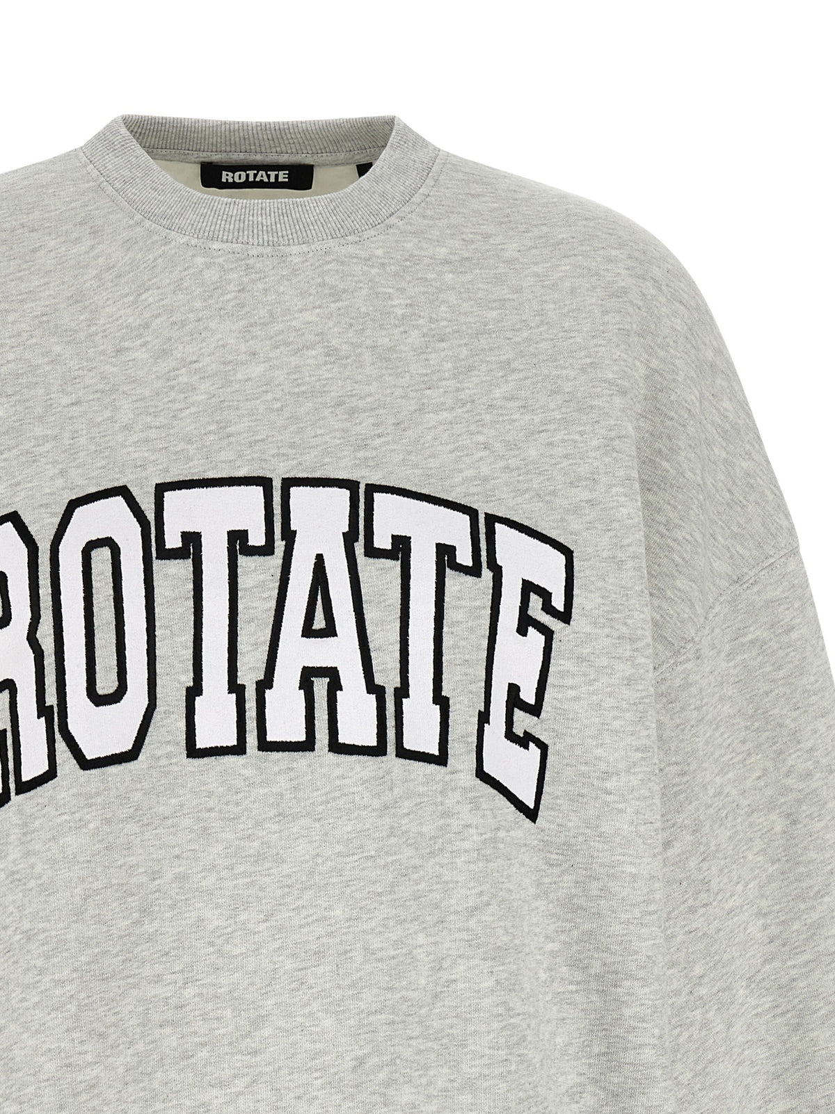 ROTATE Birger Christensen Heavy Sweat Sweatshirt Grey