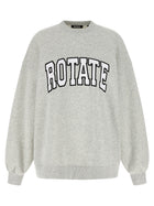 ROTATE Birger Christensen Heavy Sweat Sweatshirt Grey