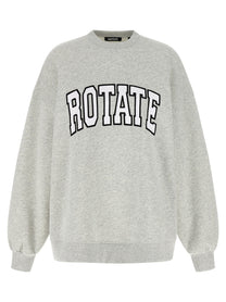 ROTATE Birger Christensen Heavy Sweat Sweatshirt Grey