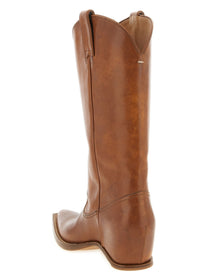 Maison Margiela Heel Less Boots Brown