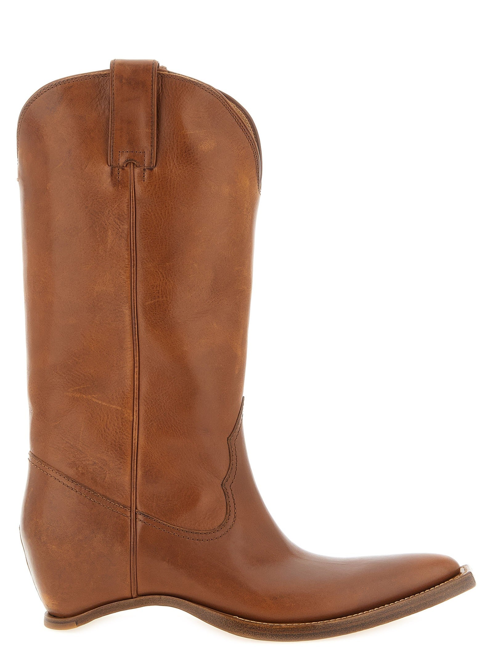 Maison Margiela Heel Less Boots Brown