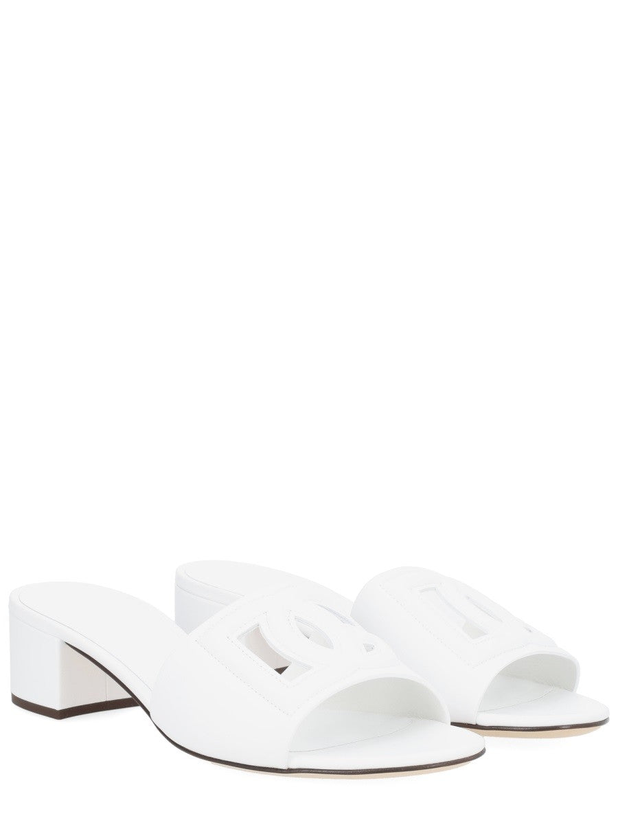 Dolce &amp; Gabbana Women's Heeled Sandal White