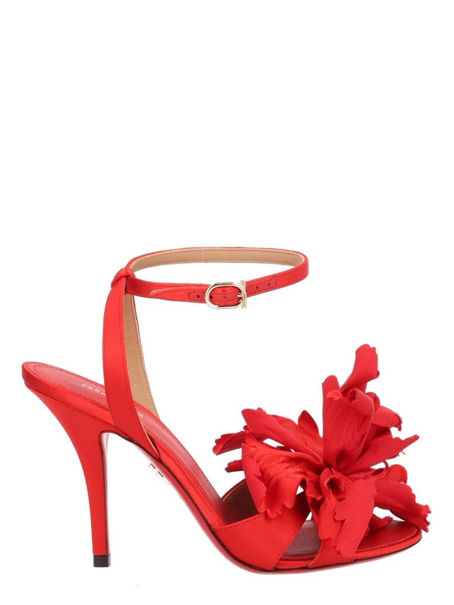 Ferragamo Women's Heeled Sandal Red
