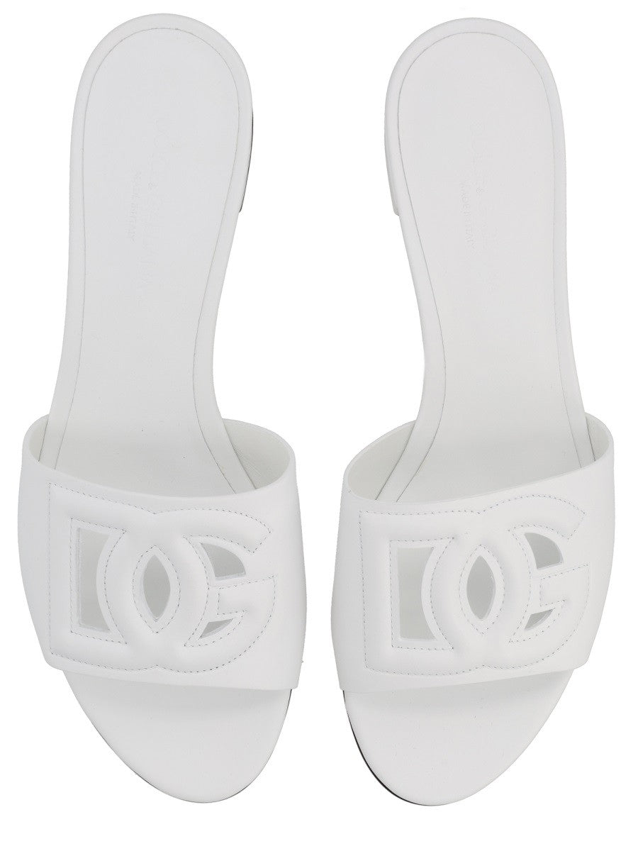 Dolce &amp; Gabbana Women's Heeled Sandal White