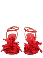 Ferragamo Women's Heeled Sandal Red, view 3