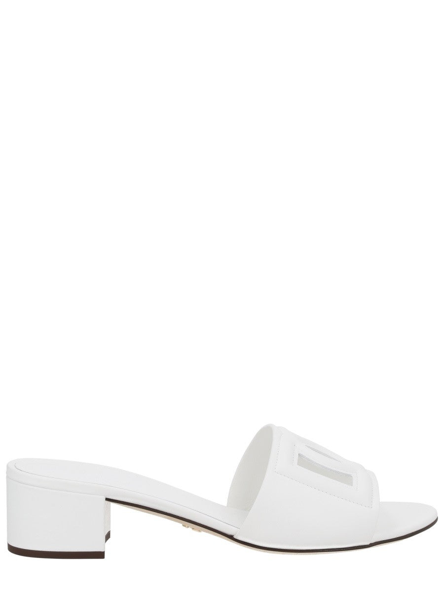 Dolce &amp; Gabbana Women's Heeled Sandal White