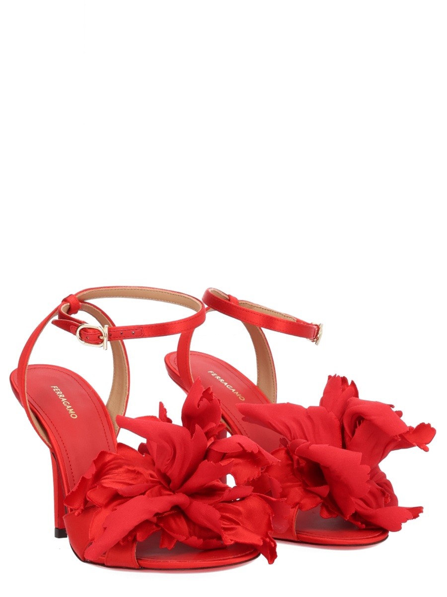 Ferragamo Women's Heeled Sandal Red