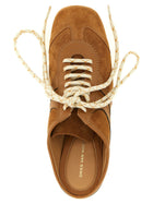 Dries Van Noten Heeled Suede Sneakers Brown, view 4
