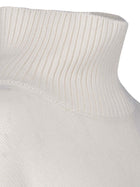 Lisa Yang Women's Heidi Cashmere Turtleneck White, view 3