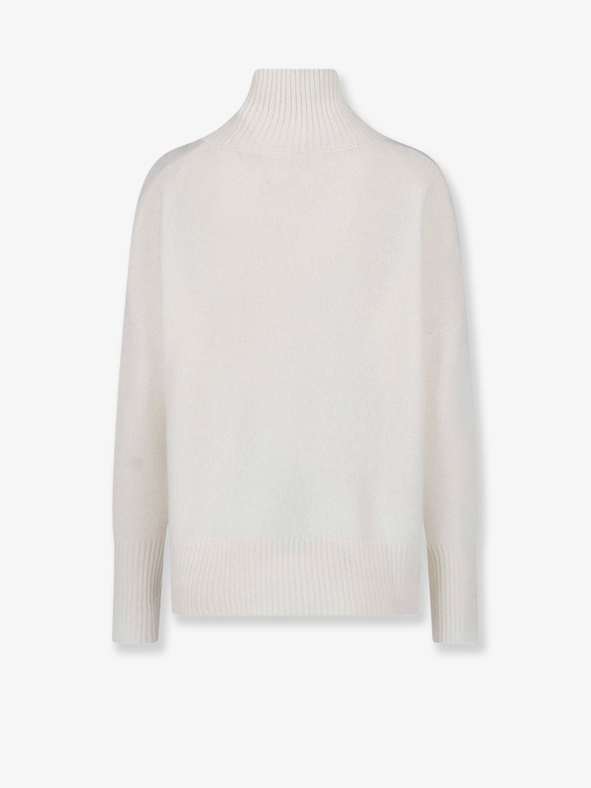 Lisa Yang Women's Heidi Cashmere Turtleneck White, view 2
