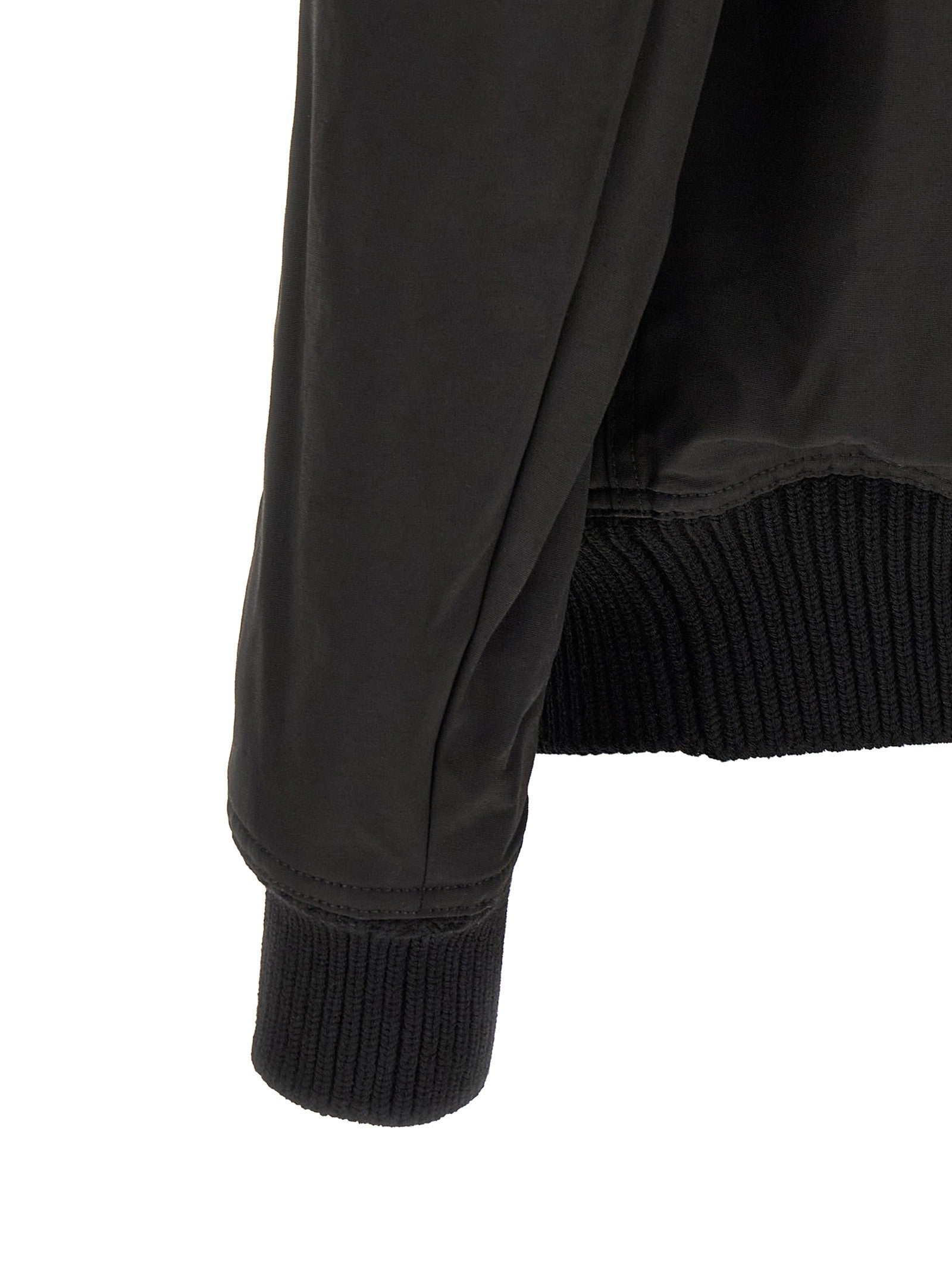 Rick Owens Heizer Flight Bomber Jacket Black