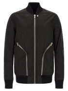 Rick Owens Heizer Flight Bomber Jacket Black