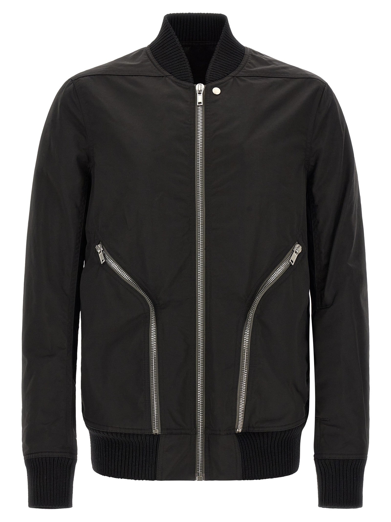 Rick Owens Heizer Flight Bomber Jacket Black