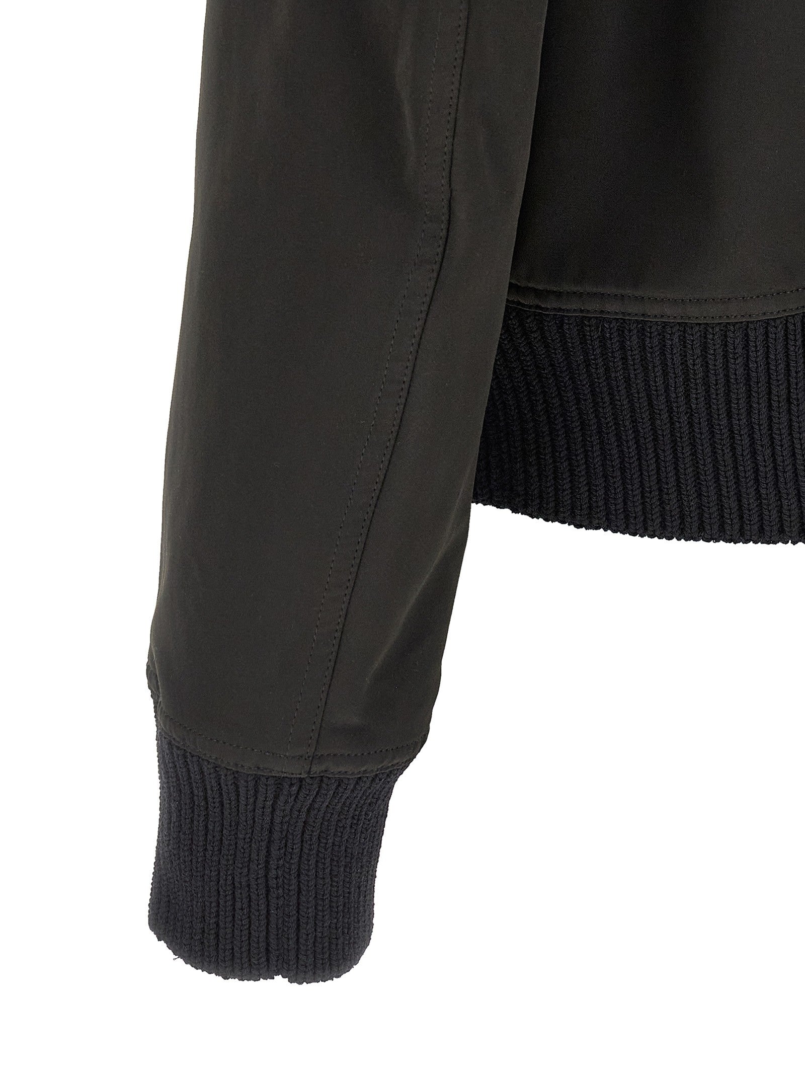 Rick Owens Heizer Flight Bomber Jacket Black
