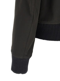 Rick Owens Heizer Flight Bomber Jacket Black