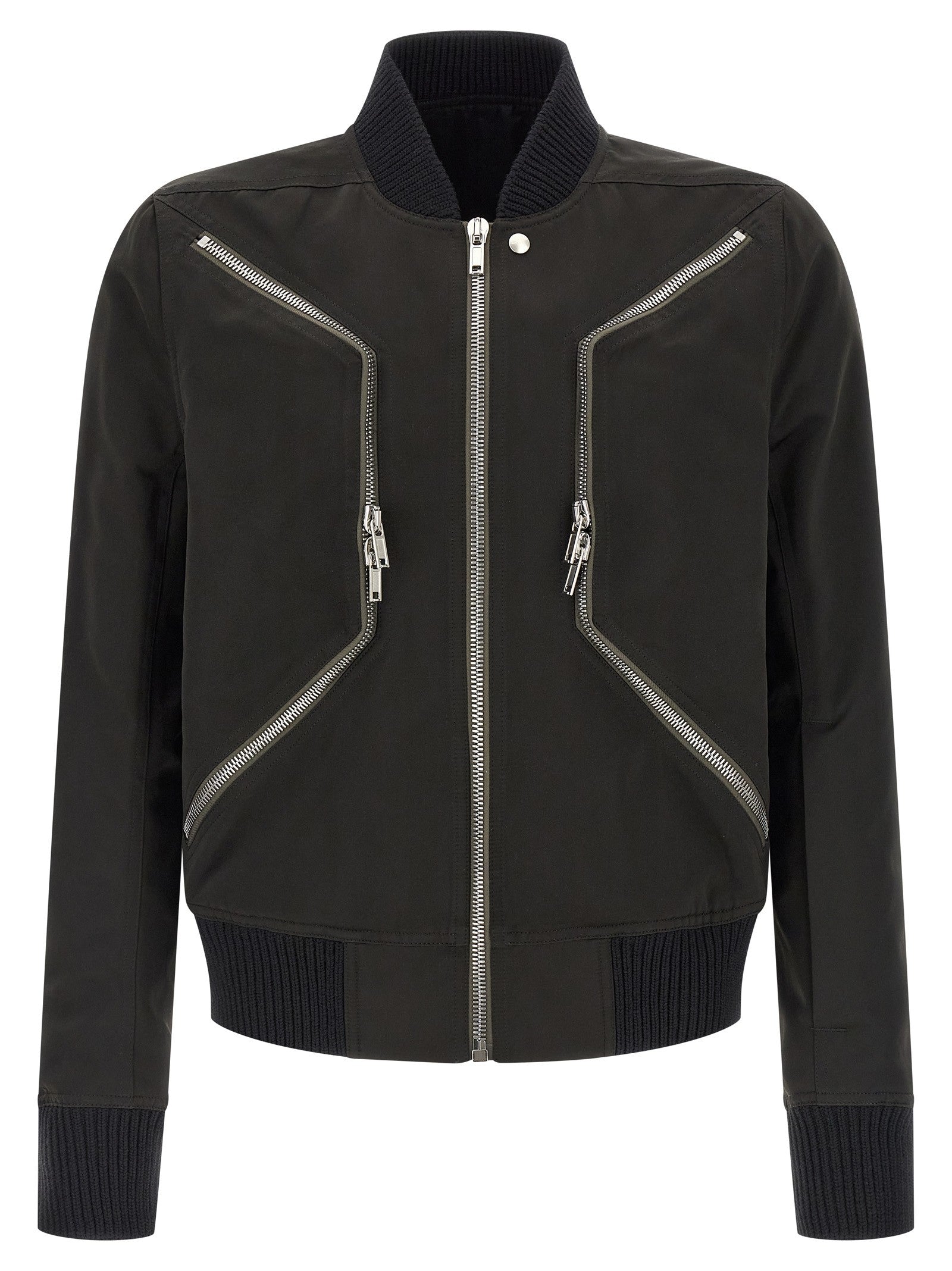 Rick Owens Heizer Flight Bomber Jacket Black