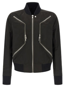 Rick Owens Heizer Flight Bomber Jacket Black