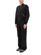 Rick Owens Men's Heizer Flight Jacket Black, view 2