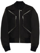 Rick Owens Men's Heizer Flight Jacket Black