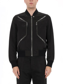 Rick Owens Men's Heizer Flight Jacket Black