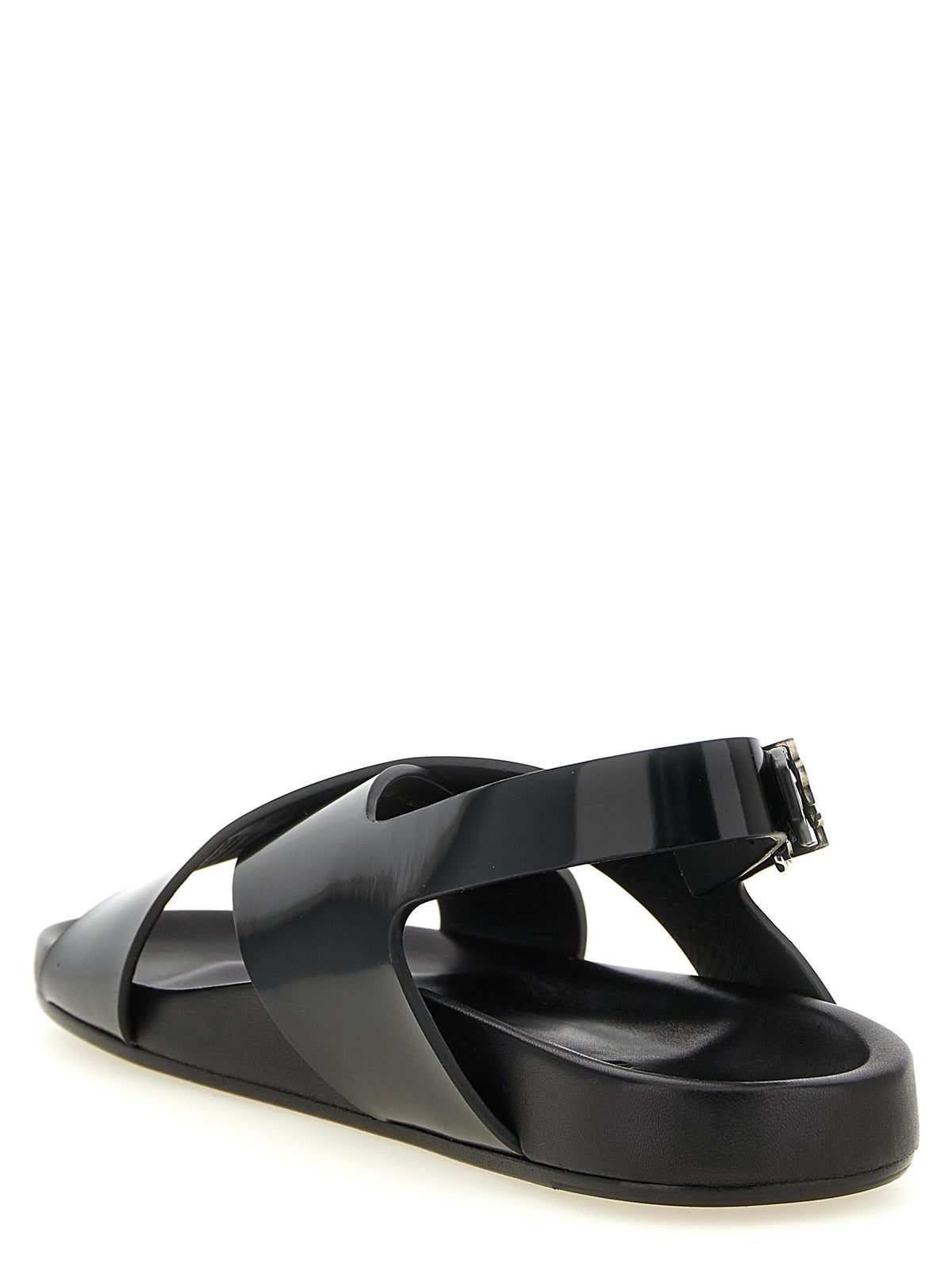 Saint Laurent Helios Sandals Black, view 3