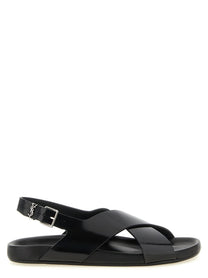 Saint Laurent Helios Sandals Black