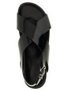 Saint Laurent Helios Sandals Black, view 4