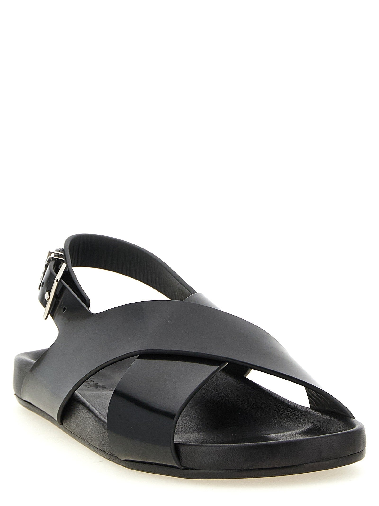 Saint Laurent Helios Sandals Black